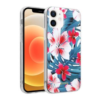 ETUI KWIATY DO IPHONE 12 | 12 PRO, Crong Wielokolorowe, Kwiatowe, Kobiece, Eleganckie