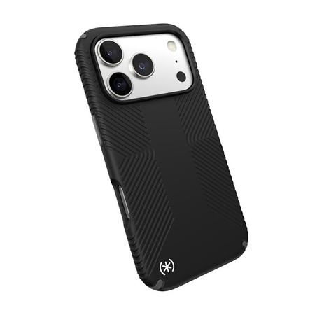 Speck Presidio2 Grip MagSafe - iPhone 17 Pro Tasche (Schwarz / Schiefergrau / Weiß)