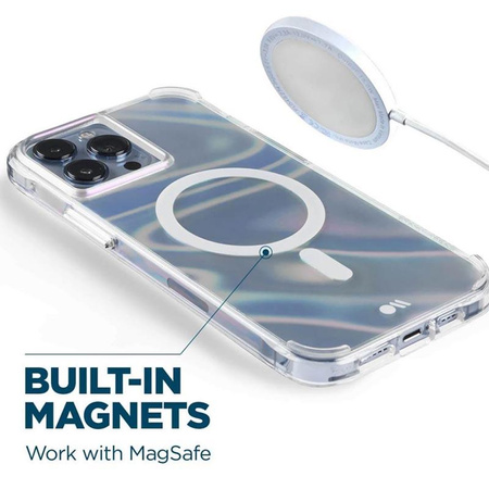 Case-Mate Soap Bubble MagSafe - Etui iPhone 14 Pro (Iridescent)