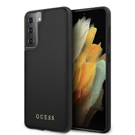 Guess Iridescent - Étui pour Samsung Galaxy S21+ (noir)