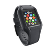 Incipio NGP Strap - Elastisches Armband für Apple Watch, 38/40/41 mm Gehäuse (rauchfarben)