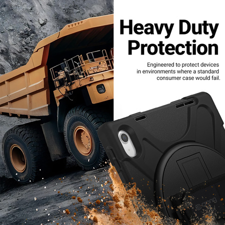 Crong Defender Plus - obrněné pouzdro pro Samsung Galaxy Tab Active5 Pro 10,1" (černé)