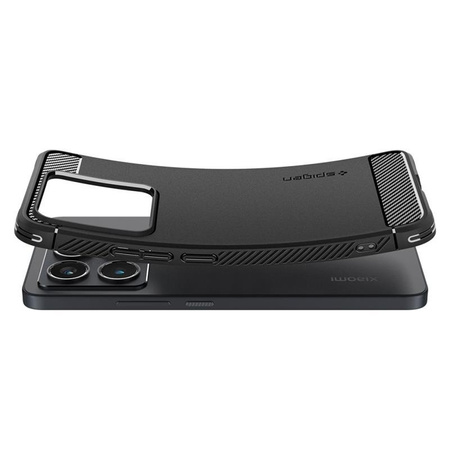 Spigen Rugged Armor - tok Xiaomi 14T Pro (matt fekete)