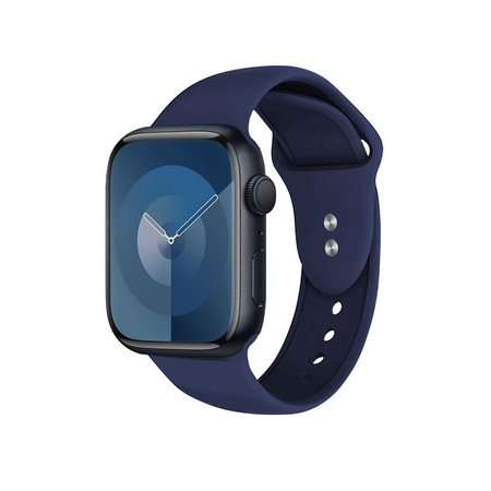 Crong Liquid - Řemínek pro Apple Watch 42/44/45/49 mm (tmavě modrý)