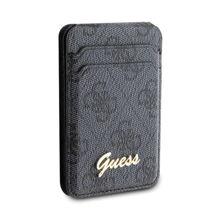 Guess Wallet Cardslot Stand MagSafe 4G Classic Logo - Mágneses pénztárca állvány funkcióval (fekete)