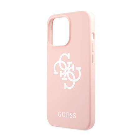 Guess Silicone 4G Big Logo - iPhone 13 Pro Max Case (pink)