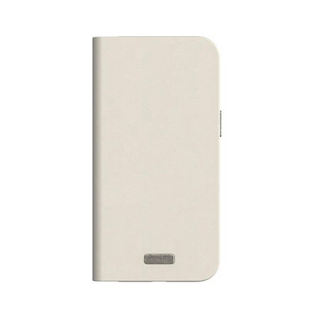 Moshi Overture MagSafe - Leather 3-in-1 flip case for iPhone 15 Pro Max (Eggnog White)