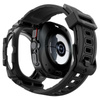 Spigen Rugged Armor Pro - Bracelet + étui pour Samsung Galaxy Watch Ultra 47 mm (Noir mat)