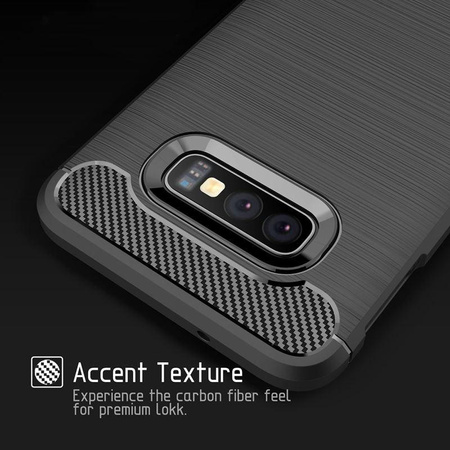 Crong Soft Armour Cover - Samsung Galaxy S10e Case (black)