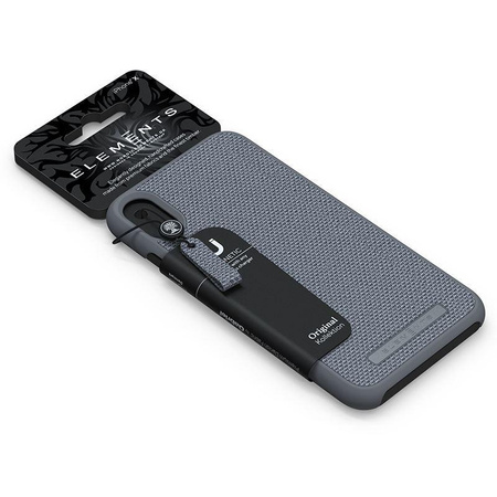 Nordic Elements Original Idun - Materialhülle für iPhone XR (Mittelgrau)