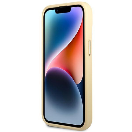 Guess Croco Collection - Hülle für iPhone 14 Plus (Gold)