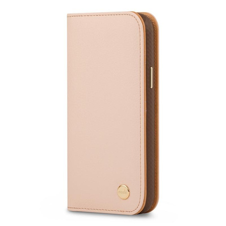 Moshi Overture - Etui 3w1 z klapką iPhone 13 Pro Max (antybakteryjne NanoShield™) (Luna Pink)