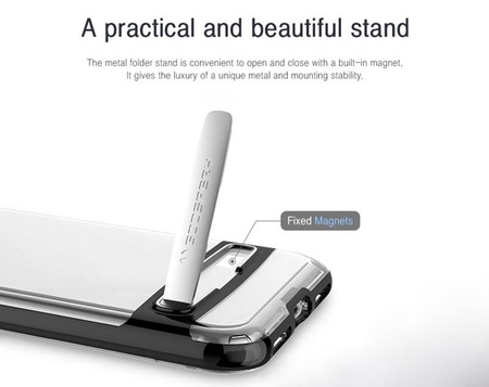 Mercury Dream Bumper - Samsung Galaxy S9+ Gehäuse mit Metallständer (Gold)