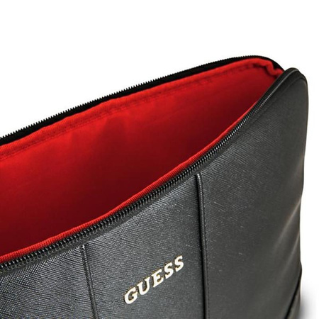 Guess Saffiano Computer Sleeve – Etui na notebooka 13” (czarny)