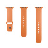 PURO ICON - Elastický řemínek pro Apple Watch 44/45/46/49 mm (S/M a M/L) (Meruňková)