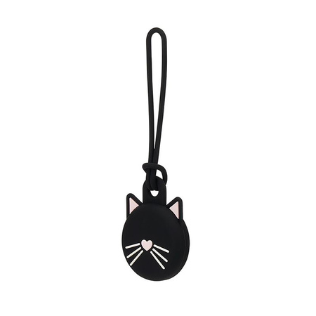 Kate Spade New York Holder - Ochranné pouzdro s přívěskem pro Apple AirTag (Black Cat)