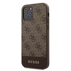 Guess 4G Bottom Stripe Kollektion - iPhone 12 / iPhone 12 Pro Tasche (braun)