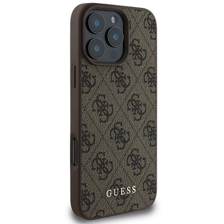 Guess 4G Classic - Coque pour iPhone 16 Pro Max (marron)