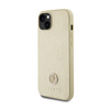 Guess 4G Strass Metall Logo - iPhone 15 Plus Tasche (Gold)