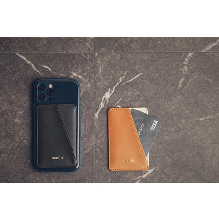 Moshi Slim Wallet - Mágneses pénztárca (SnapTo™ rendszer) (Luna Pink)