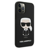 Karl Lagerfeld Fullbody Silicone Iconic - Etui iPhone 12 / 12 Pro (Black)