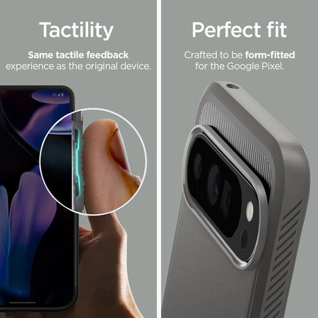 Spigen Rugged Armor - pouzdro pro Google Pixel 9 Pro XL (mramorově šedé)