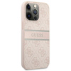 Guess 4G Printed Stripe - Coque iPhone 13 Pro Max (rose)