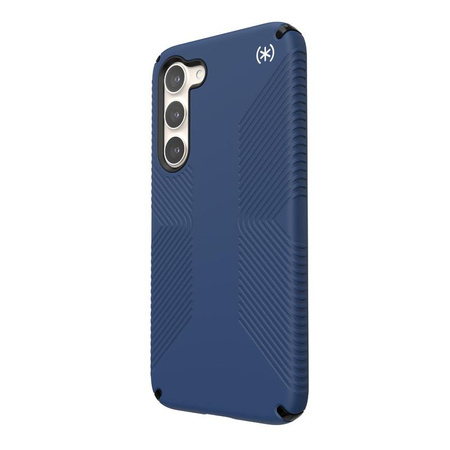 Speck Presidio2 Grip - Rutschfeste Hülle für Samsung Galaxy S23+ (Küstenblau/Schwarz)