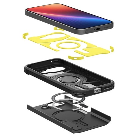 Spigen Tough Armor MagSafe - Étui pour Google Pixel 9a (Noir)