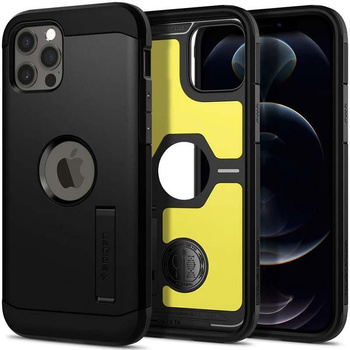 Spigen Tough Armor - pouzdro pro iPhone 12 / iPhone 12 Pro (černé)