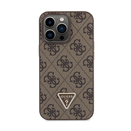 Guess Crossbody 4G Metal Logo - Etui iPhone 13 Pro (brązowy)