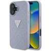 Guess Hot Stamp 4G Pattern Triangle Metal Logo - Pouzdro pro iPhone 16 (fialové)