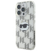 Karl Lagerfeld IML Choupette Head Electroplated - Coque iPhone 16 Pro (Transparente)