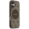 ETUI DO IPHONE 17 do MAGSAFE GUESS ORYGINALNE BRĄZOWE SKÓRZANE MODNE CASE