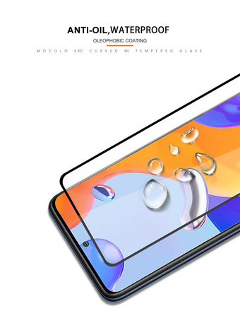 Mocolo 2.5D Full Glue Glass - Szkło ochronne Xiaomi Redmi Note 11 Pro / Note 11 Pro Plus 