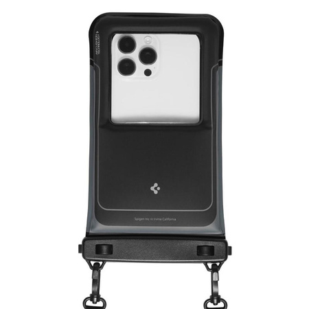 Spigen A611P Universal Waterproof Float Case 2-Pack – Wasserdichte Hülle für Smartphones bis 6,9" (Matte Black)