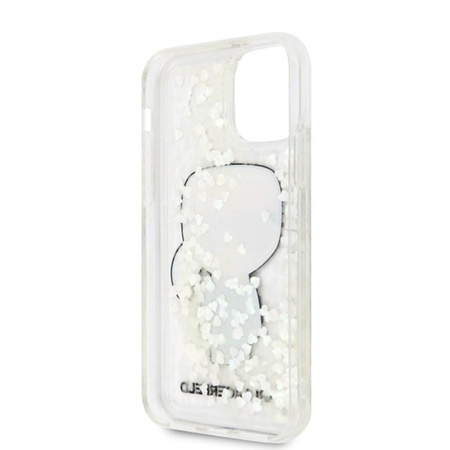 Karl Lagerfeld Glitter Glowdark Iconic - iPhone 11 Hülle
