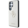 Guess Grained Big 4G Logo Small Classic Logo - Étui pour Samsung Galaxy S25 Ultra (beige)