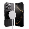 Crong Clear MAG Pro do iPhone 16 Pro – przezroczyste etui z systemem MagSafe i metalowymi detalami