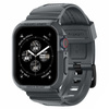 Spigen Rugged Armor Pro - Bracelet avec étui pour Apple Watch 4/5/6/7/8/9/SE 44/45 mm (Gris foncé)