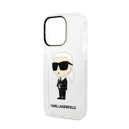 Karl Lagerfeld IML NFT Ikonik - pouzdro pro iPhone 14 Pro Max (čiré)