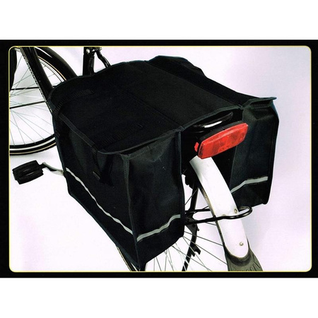 Dunlop - Sacoche pour vélo / sacoche large 26 l (Noir)