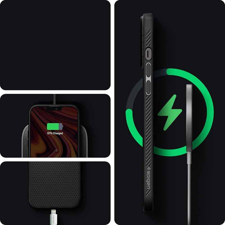 Spigen Liquid Air - Schutzhülle für iPhone 13 Pro Max (Schwarz)