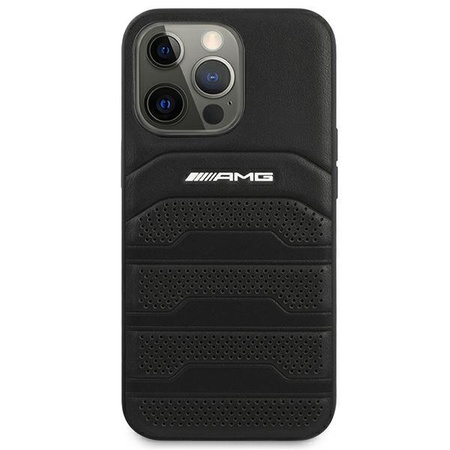 AMG Debossed Lines - iPhone 14 Pro Max Tasche (schwarz)