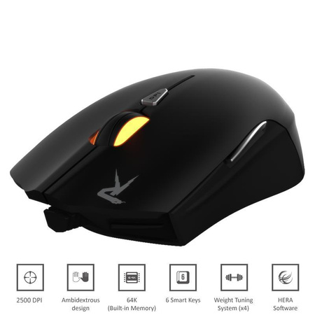 Gamdias Ourea Optical - Optical Mouse (2500 DPI)