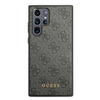 Guess 4G Metal Gold Logo - Étui Samsung Galaxy S22 Ultra (gris)