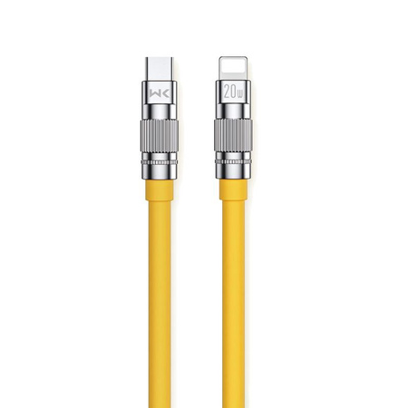 WEKOME WDC-187 Wingle Series - připojovací kabel USB-C na Lightning Fast Charging PD 20W 1,2 m (žlutý)