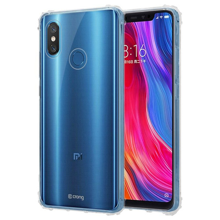 Crong Crystal Shield Cover - Xiaomi Mi 8 Case (Transparent)