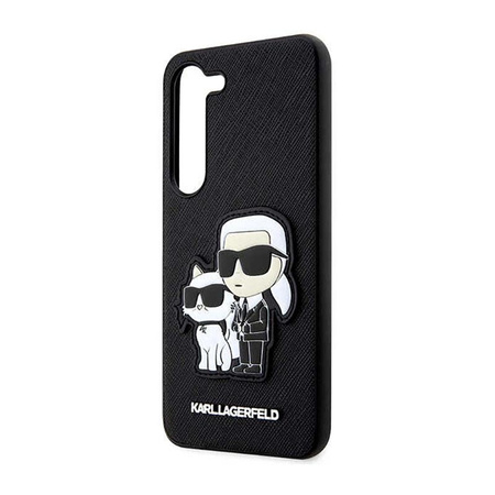 Karl Lagerfeld NFT Saffiano Karl & Choupette - Samsung Galaxy S23+ Case (black)