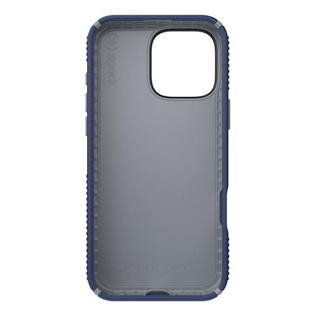 Speck Presidio2 Grip - Custodia per iPhone 16 Pro Max (Blu costiero / Grigio polvere / Bianco)